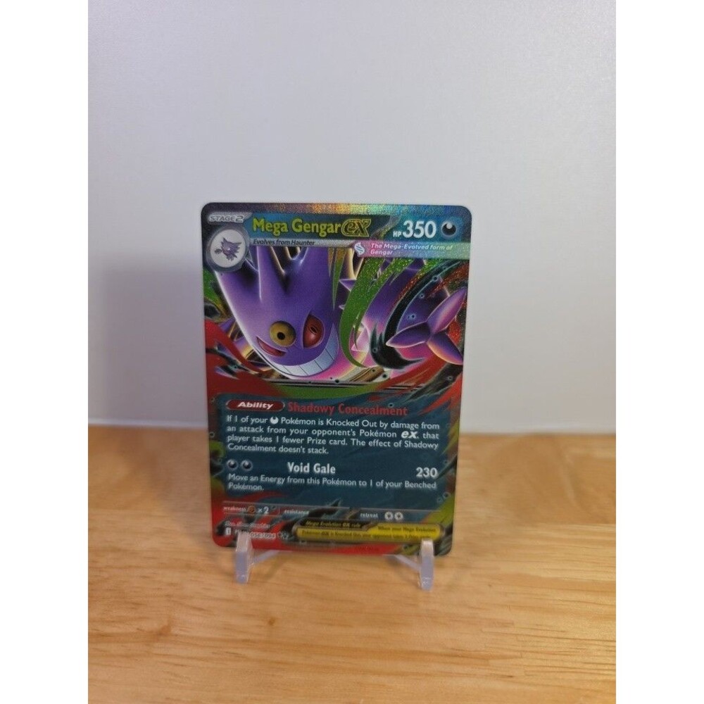 Pokémon TCG Mega Gengar ex 056/094 Me02: Phantasmal Flames NM PACK FRESH